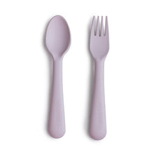 Load image into Gallery viewer, Mushie Fork and Spoon Set
