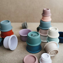 Load image into Gallery viewer, Mushie Stacking Cups Toy
