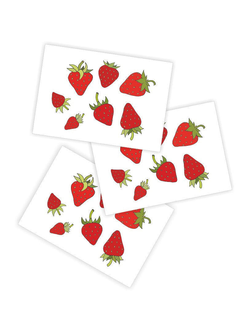 Ducky Street Tattoos - Strawberry