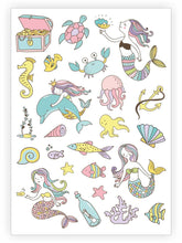 Load image into Gallery viewer, Ducky Street Tattoos - Under The Sea
