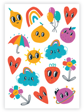 Load image into Gallery viewer, Ducky Street Tattoos - Tutti Fruitti
