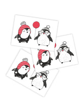 Load image into Gallery viewer, Ducky Street Tattoos - Penguins
