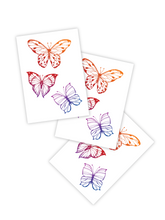 Load image into Gallery viewer, Ducky Street Tattoos - Rainbowflies
