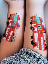 Load image into Gallery viewer, Ducky Street Tattoos - Fire Engine
