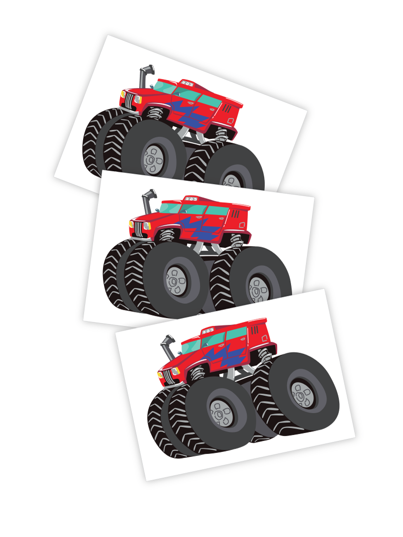 Ducky Street Tattoos - Monster Truck
