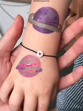 Load image into Gallery viewer, Ducky Street Tattoos - Planets
