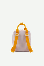 Load image into Gallery viewer, Sticky Lemon Backpack Small Gingham (Chocolate Sundae + Daisy Yellow + Mauve Lilac)
