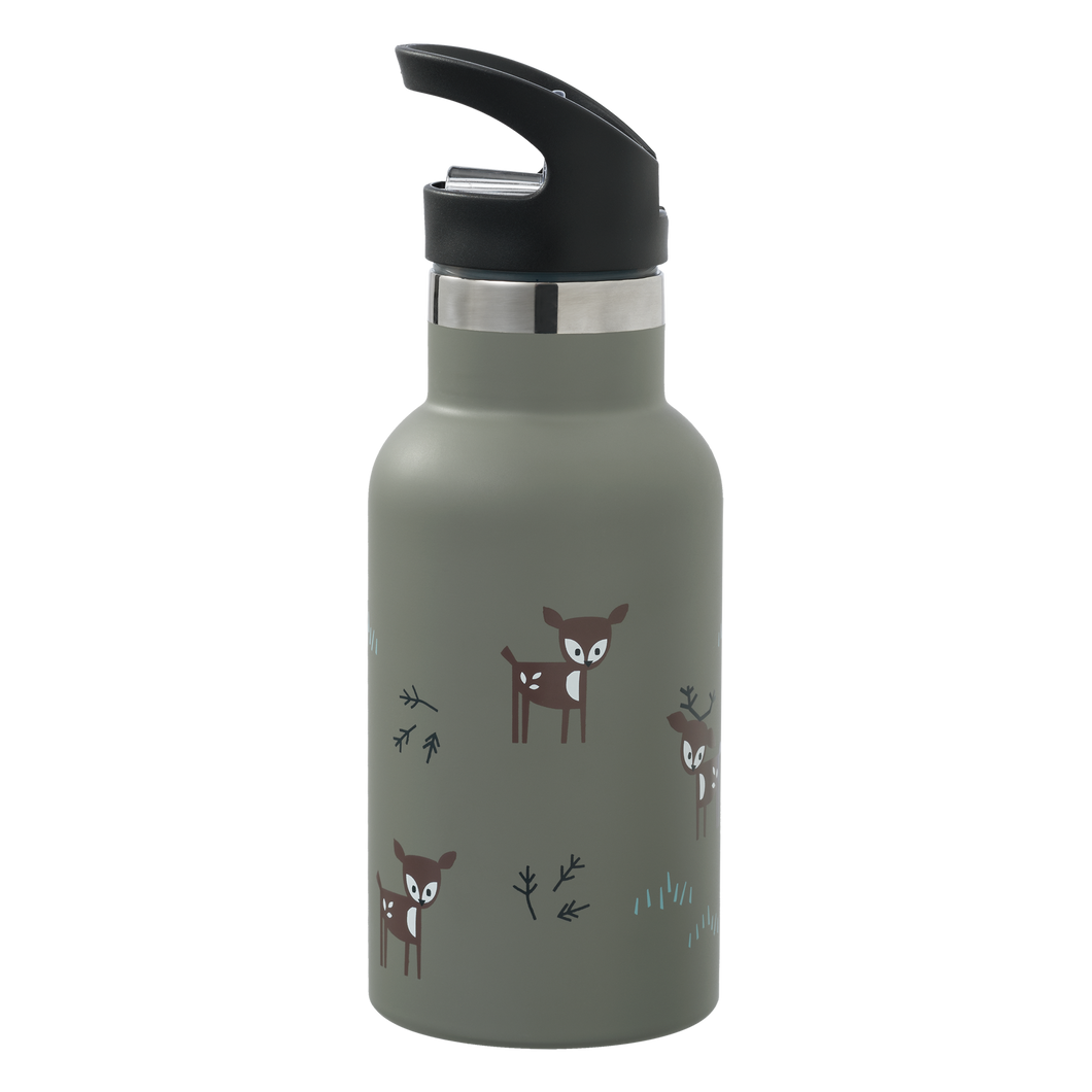 Fresk Nordic Thermos Bottle, 350ml - Deer Olive