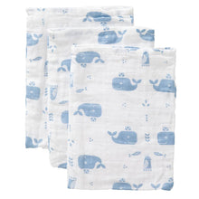 Load image into Gallery viewer, Fresk Wash Cloth Set (3pcs) - Whale
