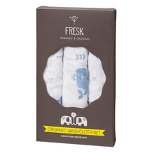 Load image into Gallery viewer, Fresk Wash Cloth Set (3pcs) - Whale
