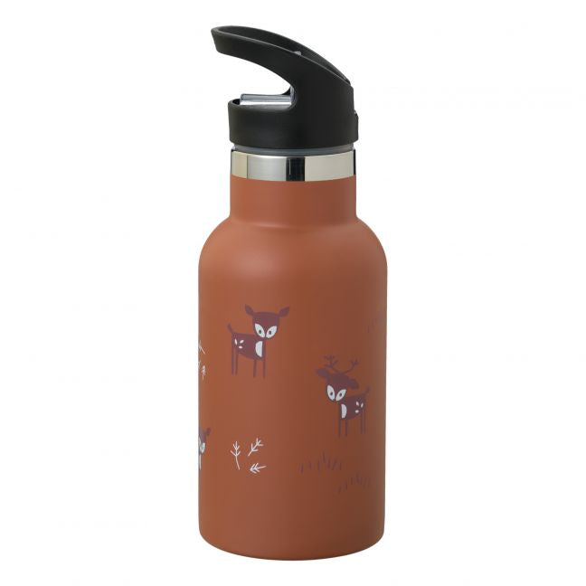 Fresk Nordic Thermos Bottle, 350ml - Deer Amber Brown