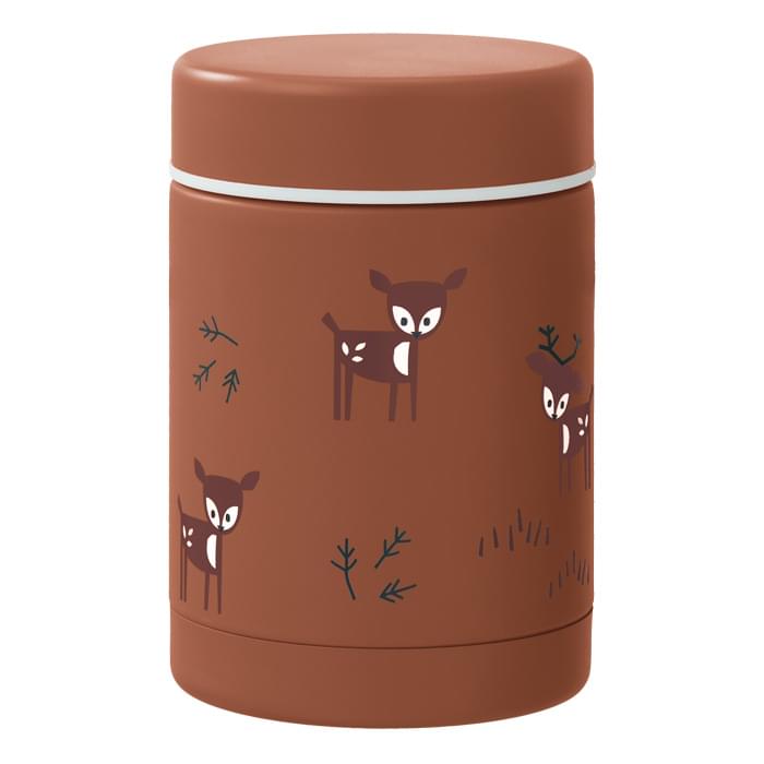Fresk Thermos Food Jar, 300ml - Deer Amber Brown