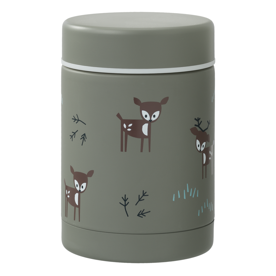 Fresk Thermos Food Jar, 300ml - Deer Olive
