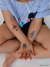 Load image into Gallery viewer, Ducky Street Tattoos - Hipster Robots
