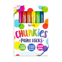 Load image into Gallery viewer, ooly Chunkies Paint Sticks - Classic Set of 12
