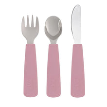 Load image into Gallery viewer, We Might Be Tiny Toddler Feedie Cutlery Set of 3
